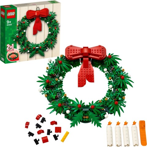 LEGO® Seasonal 40426 - 2 az 1-ben karácsonyi koszorú