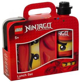 Ninjago uzsonnás készlet piros