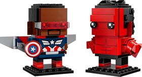 LEGO® BrickHeadz 40668 - Amerika Kapitány és Vörös Hulk figurák