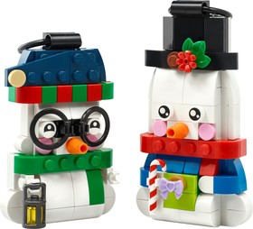 LEGO® Seasonal 40812 - Hóemberes karácsonyi díszek
