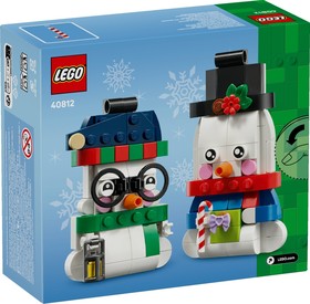 LEGO® Seasonal 40812 - Hóemberes karácsonyi díszek