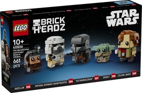 LEGO® BrickHeadz 40856 - A Mandalóri és Grogu: Szövetségesek és ellenségek