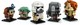 LEGO® BrickHeadz 40856 - A Mandalóri és Grogu: Szövetségesek és ellenségek