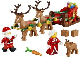 LEGO® Seasonal 40866 - A Mikulás ünnepi szánkózós kalandjai