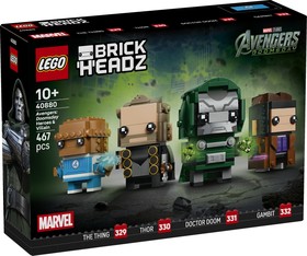 LEGO® Marvel 40880 - Bosszúállók: Doctor Doom ébredése Hősök és gonosztevők