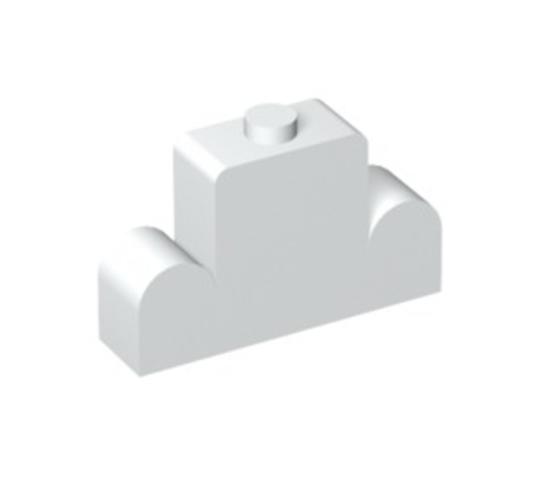 LEGO® Alkatrészek (Pick a Brick) 408801 - Fehér 1x2x4 módosított kocka