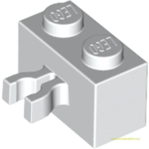 LEGO® Alkatrészek (Pick a Brick) 4117061 - Fehér 1X2 Elem Vízszintes Tartóval