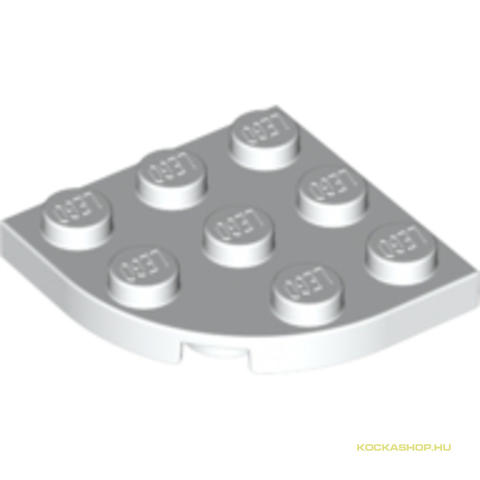LEGO® Alkatrészek (Pick a Brick) 4124432 - Fehér 3X3 Lapos 1/4 Kör