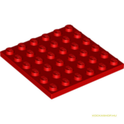 LEGO® Alkatrészek (Pick a Brick) 4144302 - Piros 6X6 Lapos Elem