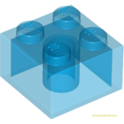 LEGO® Alkatrészek (Pick a Brick) 4144387 - Átlátszó sötétkék 1X2X2 Elem
