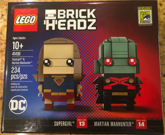LEGO® BrickHeadz 41496 - Supergirl & Martian Manhunter - San Diego Comic-Con 2017 Exclusive