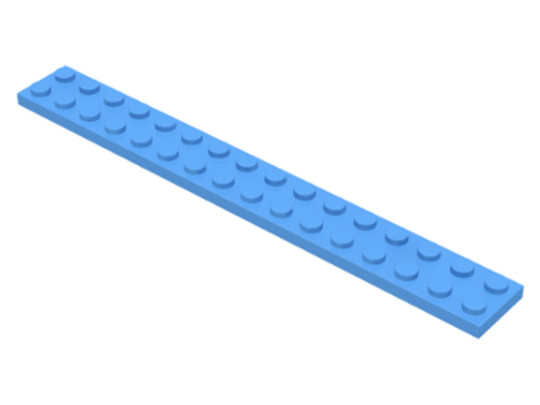 LEGO® Alkatrészek (Pick a Brick) 4155509 - Közép kék 2 x 16 lap