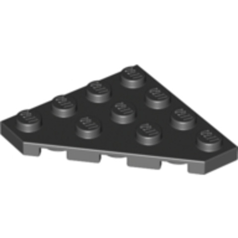 LEGO® Alkatrészek (Pick a Brick) 4160025 - Fekete 4X4 Sarokelem