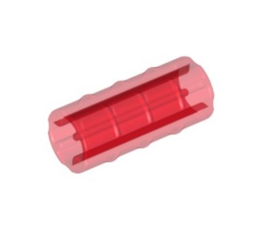 LEGO® Alkatrészek (Pick a Brick) 4163625 - Átlátszó Piros csatlakozó