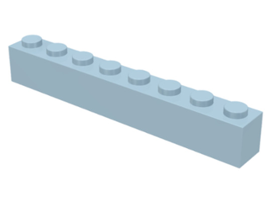 LEGO® Alkatrészek (Pick a Brick) 4163660 - Világos kék 1X1X8 Elem, használt