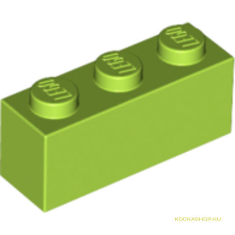 LEGO® Alkatrészek (Pick a Brick) 4166093 - Lime színű 1X1X3 Elem