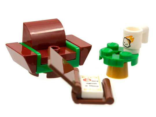 LEGO® Friends 41690-17 - Adventi Naptár 2021, Friends 16. nap - Asztal, szék és könyv