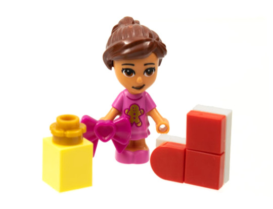 LEGO® Friends 41690-2 - Adventi Naptár 2021, Friends 1. nap - Olivia zoknival és csomaggal