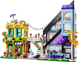 LEGO® Friends 41732 - Belvárosi design- és virágboltok