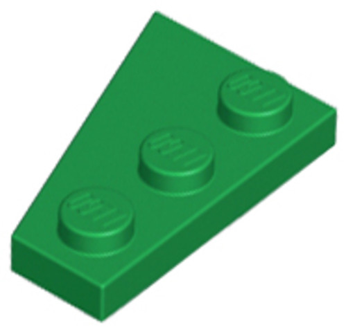 LEGO® Alkatrészek (Pick a Brick) 4180510 - Zöld 2X3 Elem Jobb Oldali Csatlakozással