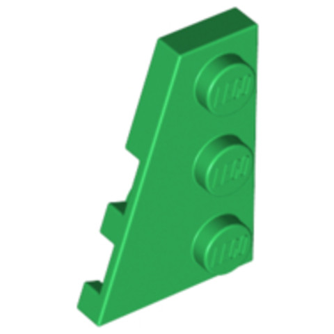 LEGO® Alkatrészek (Pick a Brick) 4180538 - Zöld 2X3 Elem Bal Oldali Csatlakozással