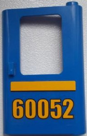 Kék 1x4x5 ajtó 60052 matricával (bal)