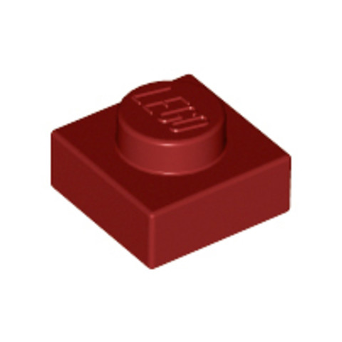 LEGO® Alkatrészek (Pick a Brick) 4183901 - Sötétpiros 1x1 Lapos Elem