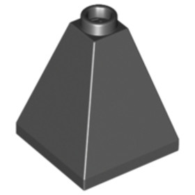 Fekete piramis elem 2x2x2/73°, használt