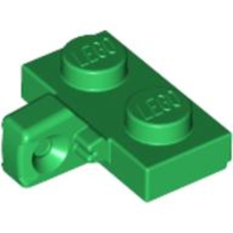 LEGO® Alkatrészek (Pick a Brick) 4185622 - Zöld 1x2 Lapos Elem Csatlakozóval