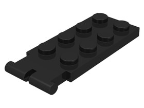 Fekete 2x4 Zsanér 