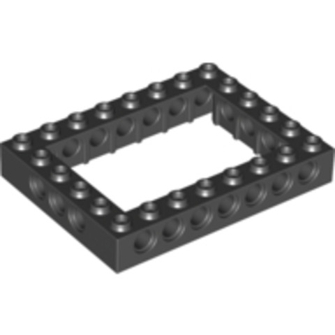 LEGO® Alkatrészek (Pick a Brick) 4188143 - Fekete  6X8 Nyitott Keret 4,85