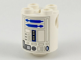 Fehér R2-D2 minifigura test