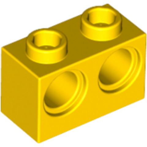 LEGO® Alkatrészek (Pick a Brick) 4201615 - Sárga 1x2x1 elem 2 Lyukkal