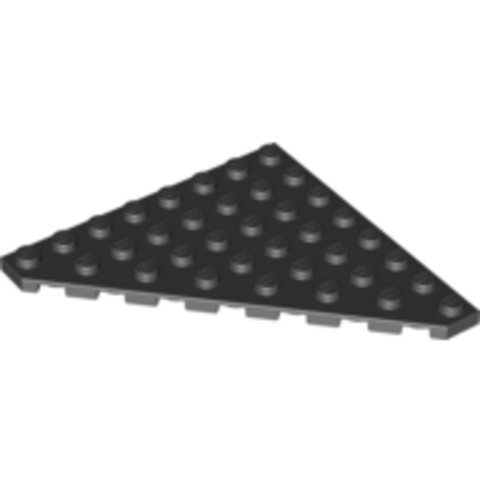 LEGO® Alkatrészek (Pick a Brick) 4205347 - Fekete 8x8 Lapos Ék elem