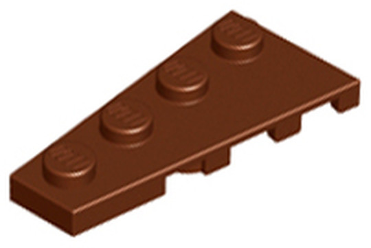 LEGO® Alkatrészek (Pick a Brick) 4205470 - Vöröses barna 2X4 Elem Bal Oldali Csatlakozással