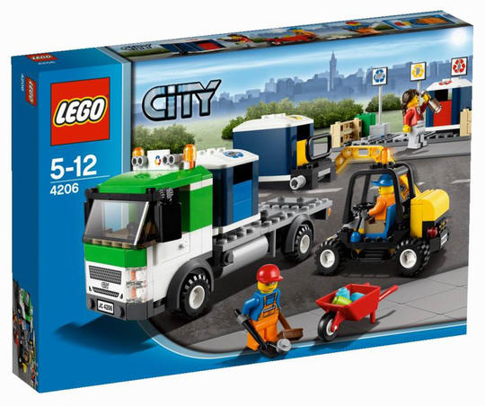 LEGO® City 4206 - Hulladékgyűjtő autó
