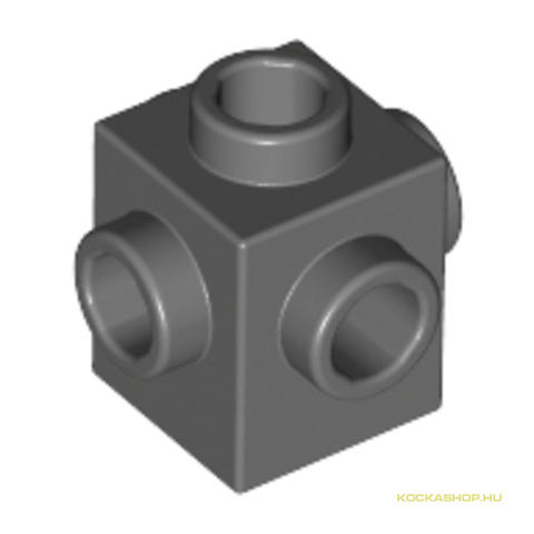 LEGO® Alkatrészek (Pick a Brick) 4210700 - Sötét kékes-szürke 1X1 Kocka +4 Gombbal