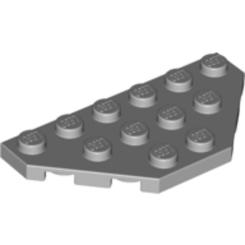 LEGO® Alkatrészek (Pick a Brick) 4211352 - Világos Kékesszürke 3x6 Lapos Sarokelem