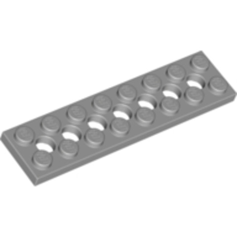 LEGO® Alkatrészek (Pick a Brick) 4211449 - Világos kékessszürke 2X8 Technic Elem 7 Lyukkal 