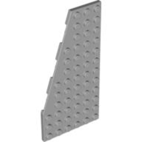 LEGO® Alkatrészek (Pick a Brick) 4211616 - Világos kékesszürke 6x12 Lapos Szárnyelem BAL