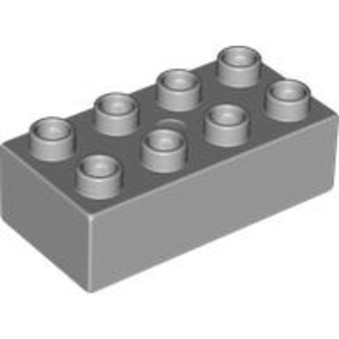 LEGO® Alkatrészek (Pick a Brick) 4211754 - Világos Kékes-szürke 2x4 DUPLO Kocka