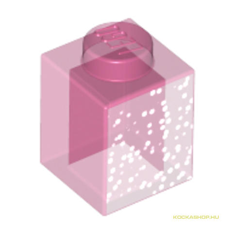 LEGO® Alkatrészek (Pick a Brick) 4216456 - Fényes átlátszó sötét pink 1X1X1 Rózsaszín Kocka