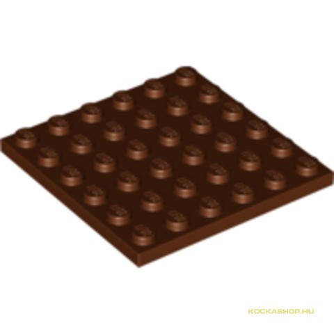 LEGO® Alkatrészek (Pick a Brick) 4217848 - Vöröses barna 6X6 Lapos Elem
