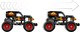 LEGO® Technic 42219 - Monster Jam™ Grave Digger™ tűz és jég