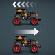 LEGO® Technic 42219 - Monster Jam™ Grave Digger™ tűz és jég