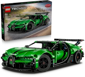 Zöld Bugatti Chiron Pur Sport hiperautó