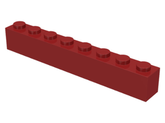 LEGO® Alkatrészek (Pick a Brick) 4224519 - Sötét piros 1X1X8 Elem, használt