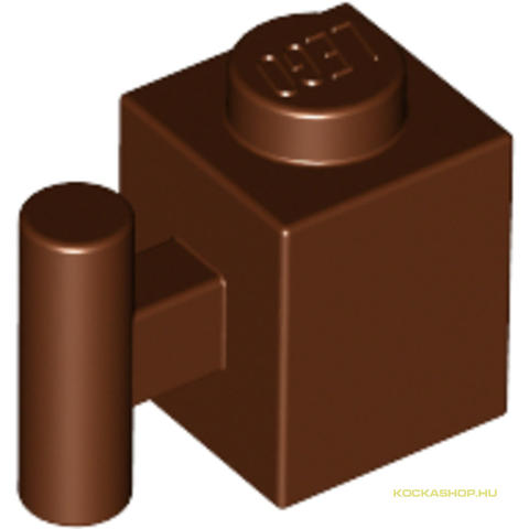LEGO® Alkatrészek (Pick a Brick) 4225823 - Vöröses barna 1X1 Kocka Fogantyúval