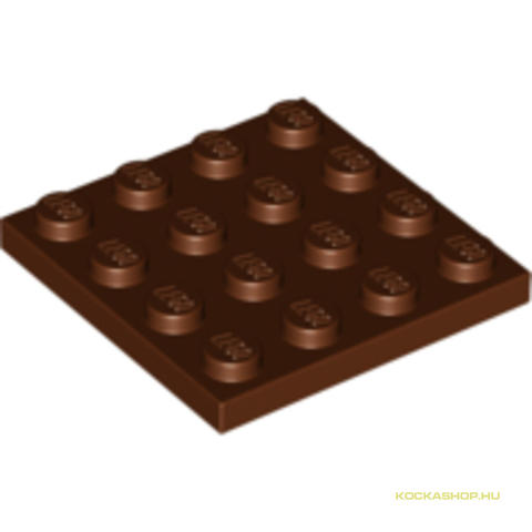 LEGO® Alkatrészek (Pick a Brick) 4243838 - Vöröses barna 4X4 Lapos Elem