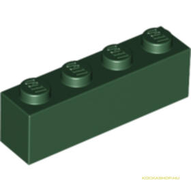Sötétzöld 1X1X4 Elem